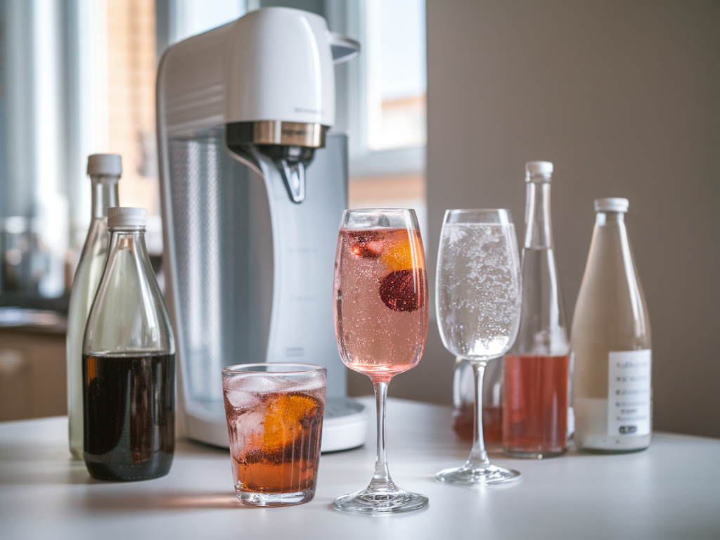 Welche alkoholfreie sekt‑alternative von sodastream eignet sich am besten für spritzige aperitifs und wie aromatisiere ich sie