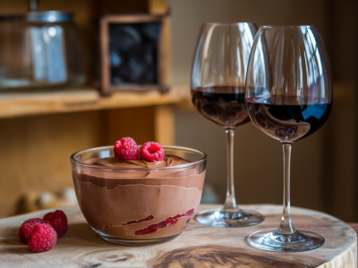 Welches einfache fünf-zutaten-dessert passt zu einem abend mit roten weinen