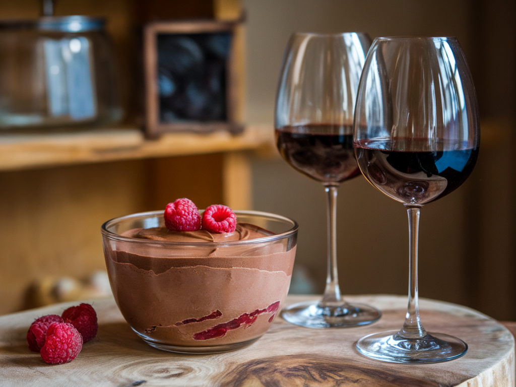 Welches einfache fünf-zutaten-dessert passt zu einem abend mit roten weinen