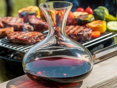 Wie dekantiere ich junge tannat‑weine für sommerliche grillabende ohne aromaverluste?