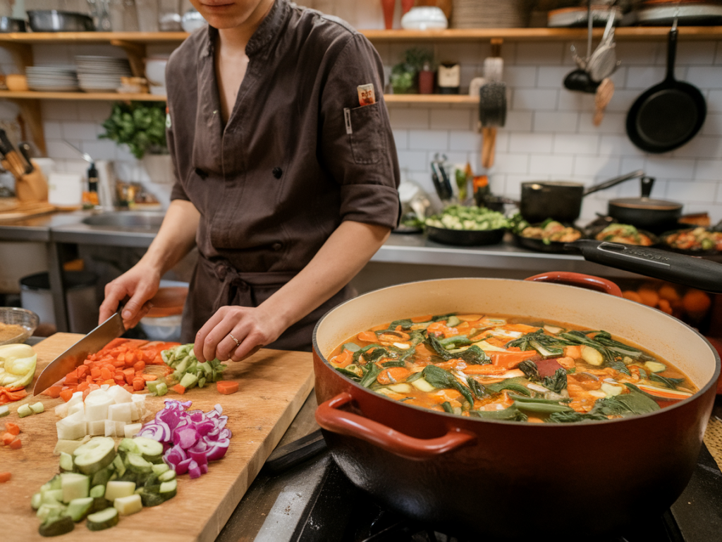 Wie plane und serviere ich ein stressfreies vegan‑menü für sechs gäste mit günstigen saisonalen zutaten?