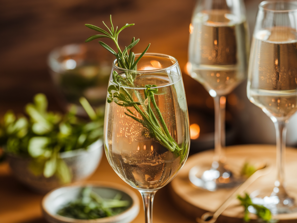 Wie finde ich die richtige alkoholfreie sekt‑alternative für festliche aperitifs und wie aromatisiere ich sie mit frischen kräutern