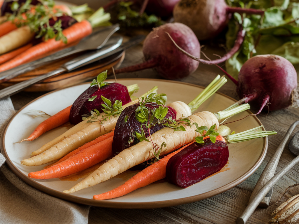 Welche regionalen wintergemüse eignen sich für ein festliches vegetarisches menü